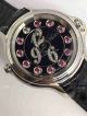 Knockoff Swiss Fendi Watch Colored diamonds Black Leather  (4)_th.jpg